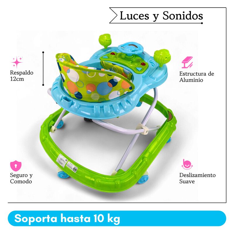 Andadera Plegable Carrito C/ Altura Ajustable M... image number null