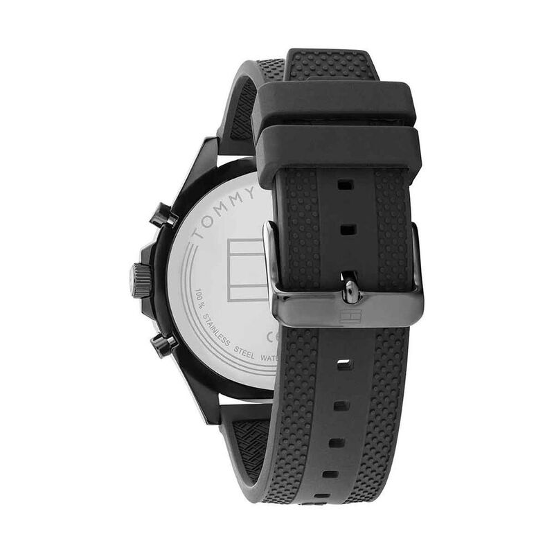 Reloj Tommy Hilfiger Hombre Silicona Negro 1791... image number null