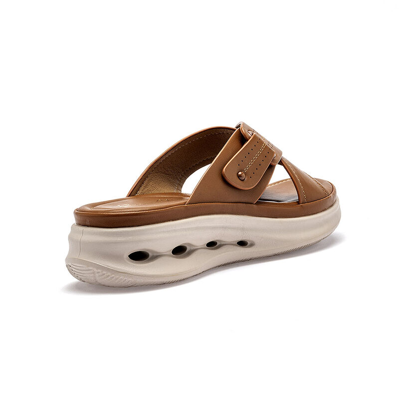 Been Class sandalia plataforma para mujer camel... image number null