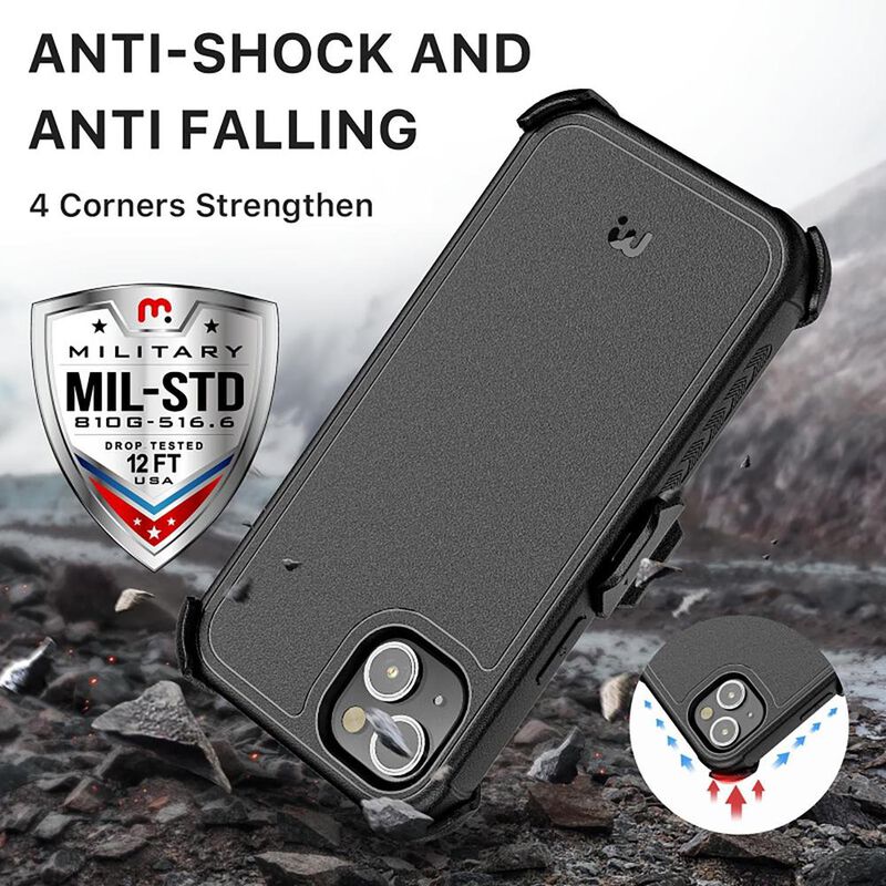 Funda MYBAT Maverick clip para iPhone 14 - Negr... image number null