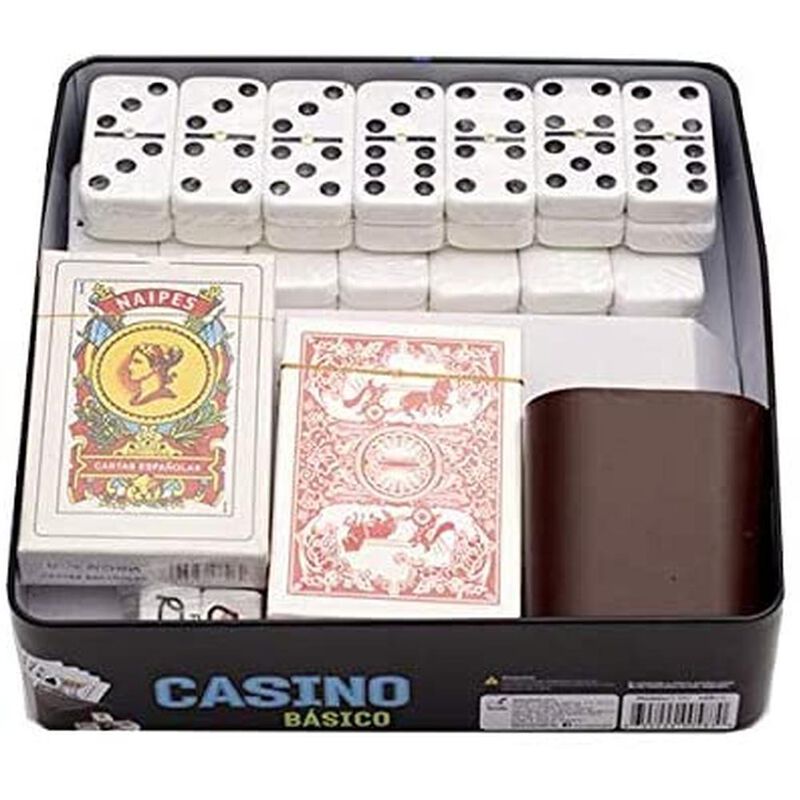 Casino Básico Novelty en Caja Metálica image number null