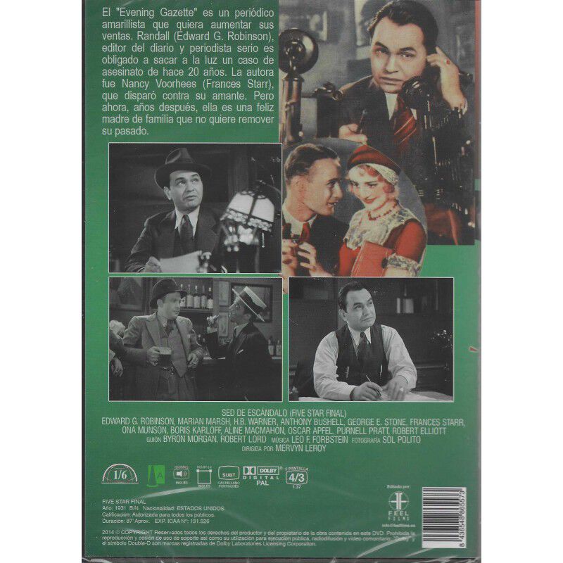 Sed De Esc&aacute;ndalo (v.o.s.) (dvd) image number null