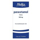 Paracetamol 500 gm, Caja con 10 Tabletas