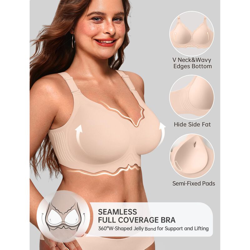 Sujetador OEAK Sin Varilla Push-up 2 Piezas Col... image number null