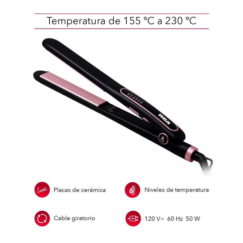 Plancha Alaciador Rca P50 Placas De Ceramica image number null