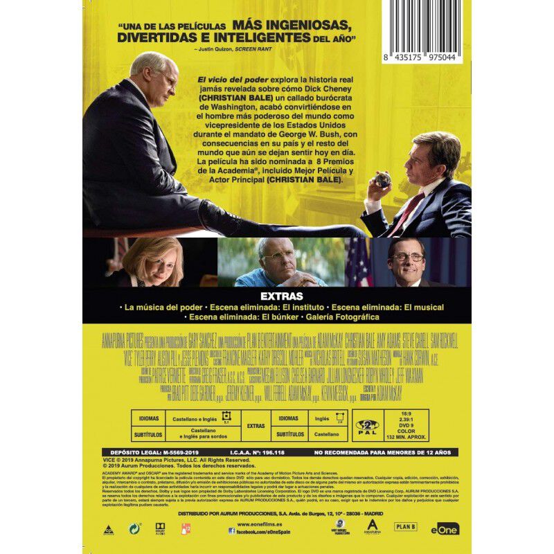 El Vicio Del Poder [DVD] image number null