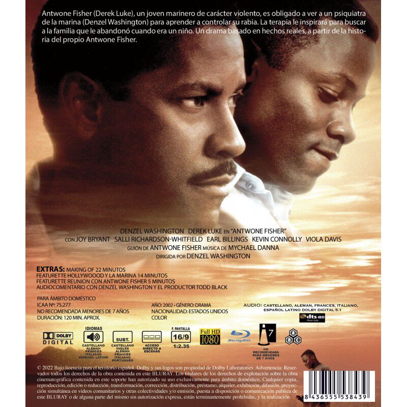 Antwone Fisher Bd 2002 [blu-ray] image number null