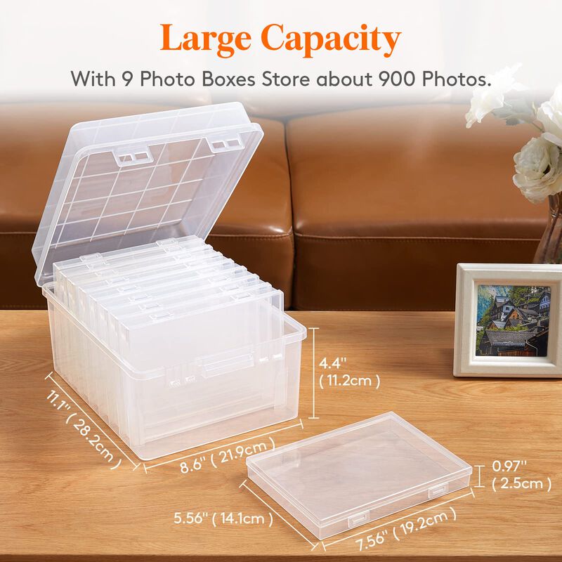 Caja De Almacenamiento De Fotos Lifewit, Funda ... image number null