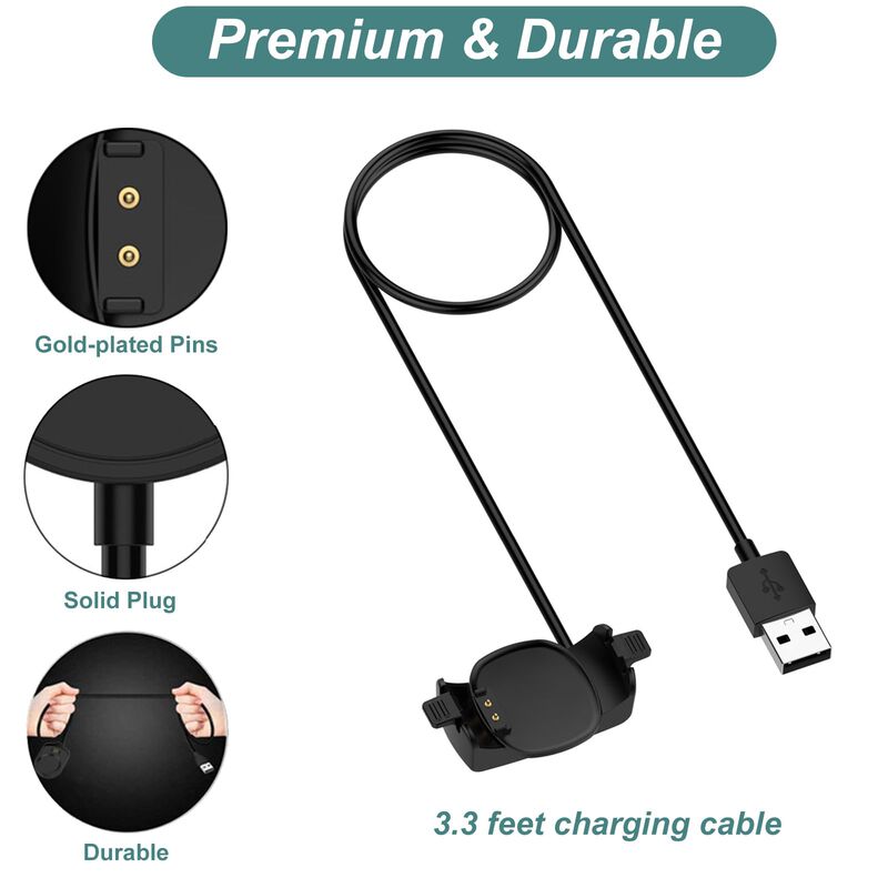Cargador Kissmart para Magicband+ 1m Negro image number null