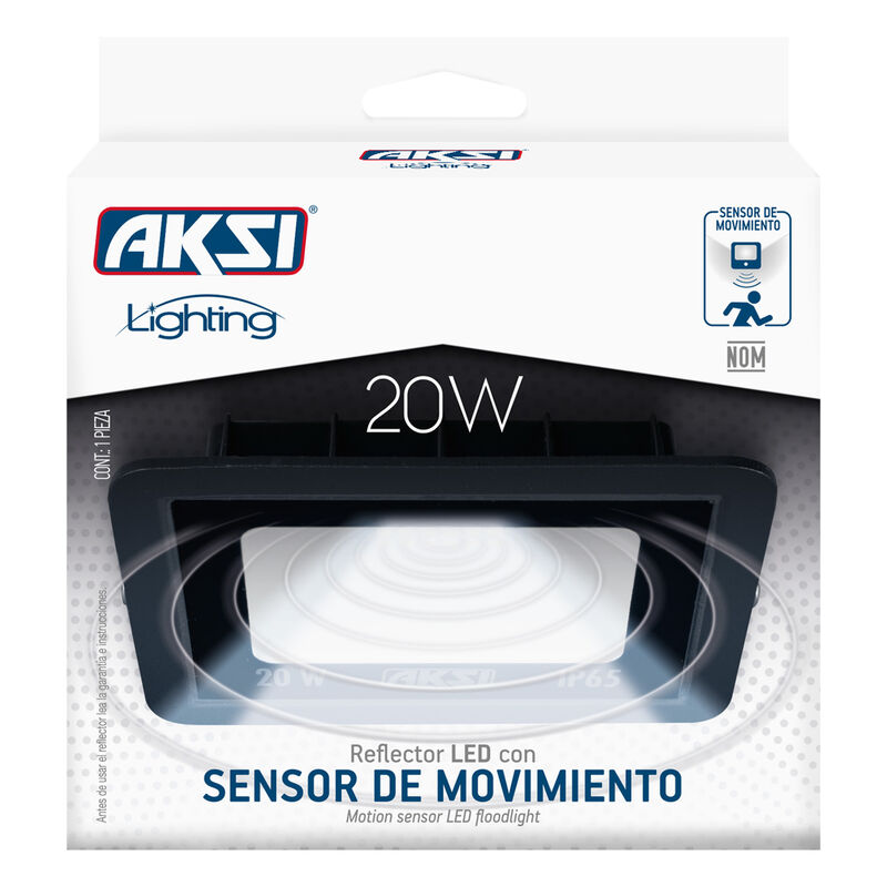 Pack de 4 reflectores LED Aksi 20W Sensor de Mo... image number null