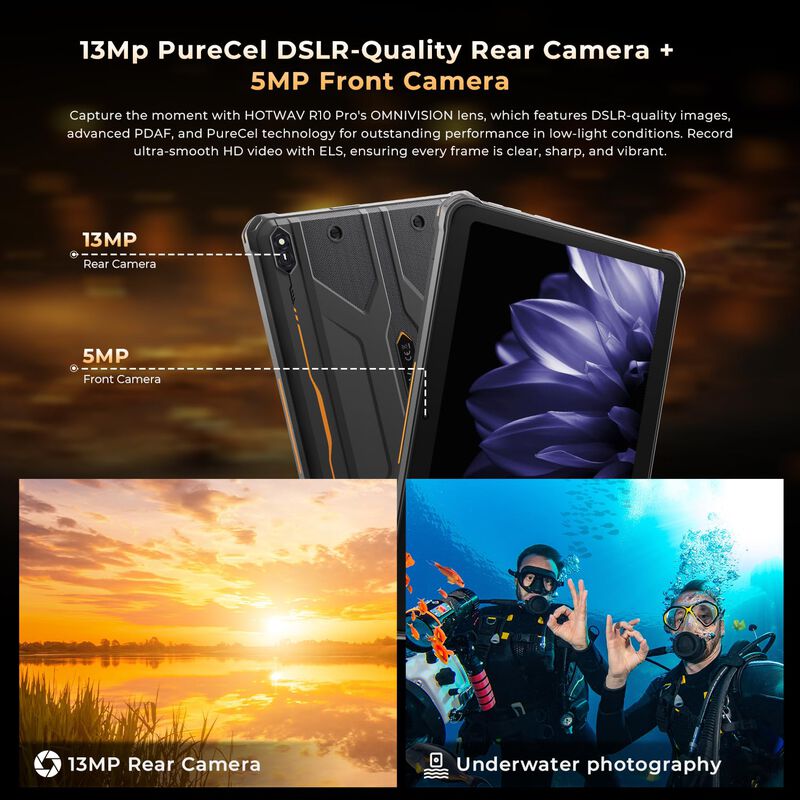 Tablet Hotwav R10 Pro 10.1" 10800 mah 256 gb An... image number null