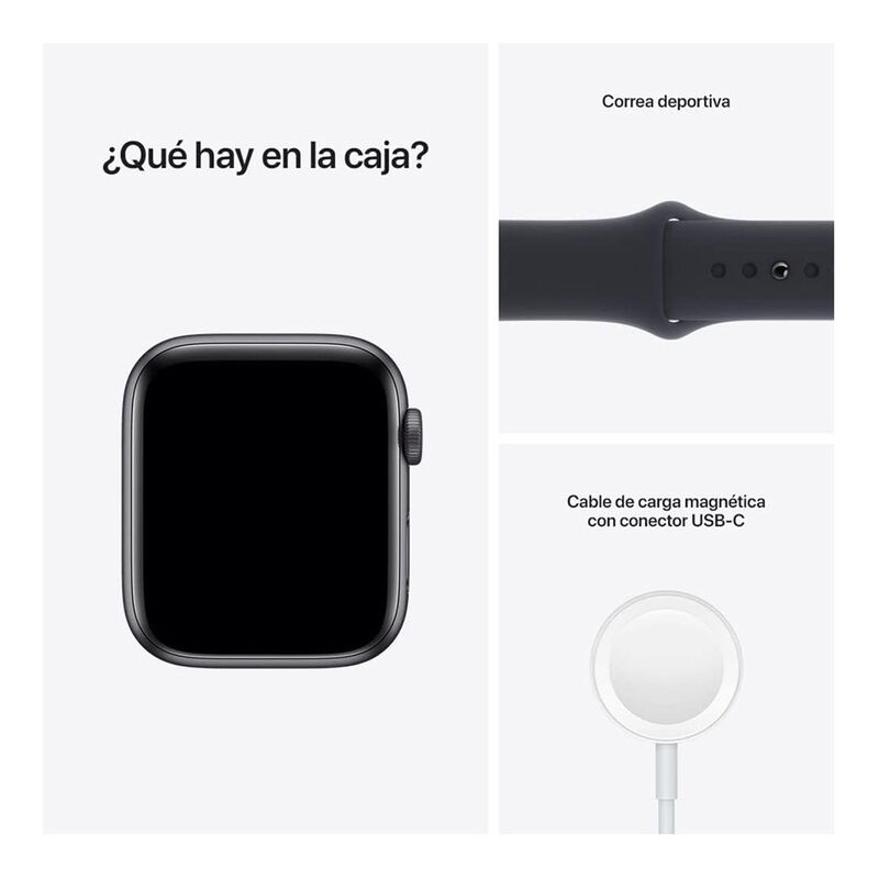 Apple Watch SE 1ra gen 44mm Negro (Reacondicion... image number null