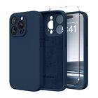 Funda Magn&eacute;tica Suydanbox para iPhone 15 Pro - Silicona Azul Cobalto