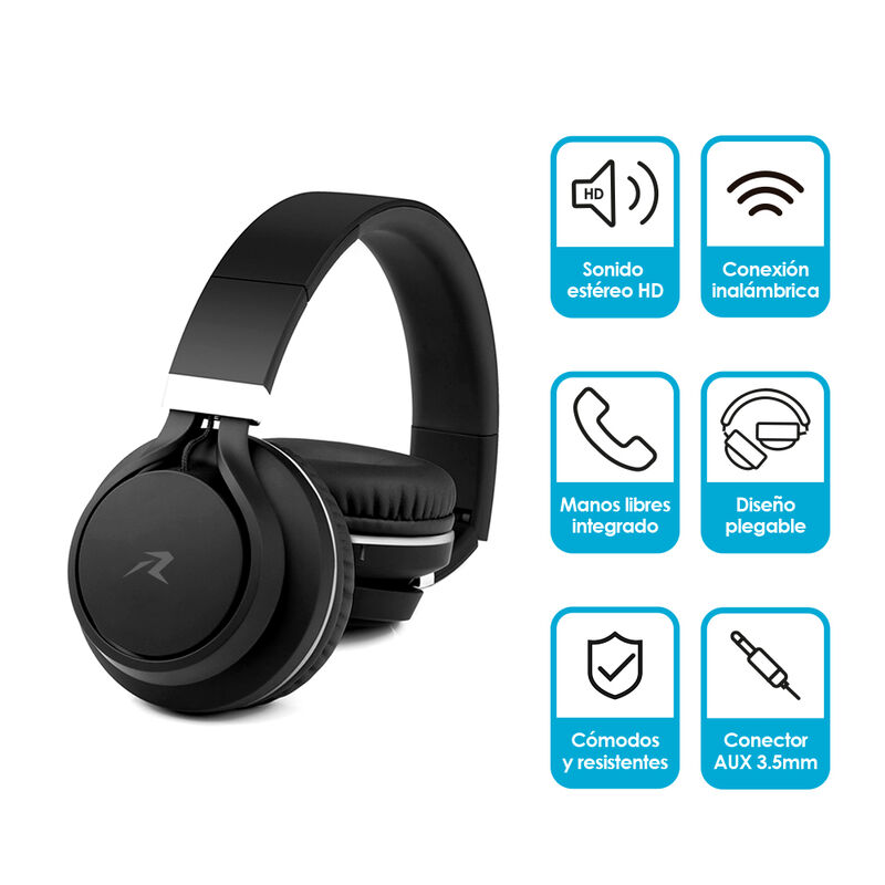 Audífonos Bt Over-Ear Redlemon image number null