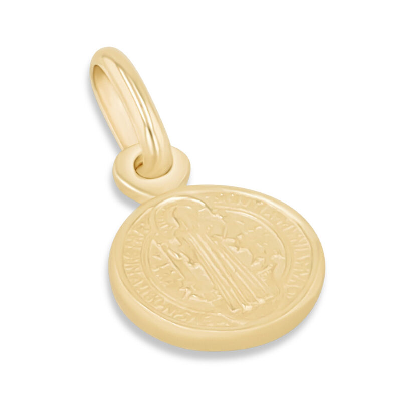 Medalla De Moneda De San Benito Oro Amarillo 10... image number null