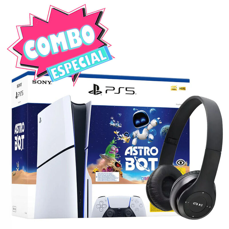 Combo Consola Play Station 5 Slim 1Tb fisico As... image number null