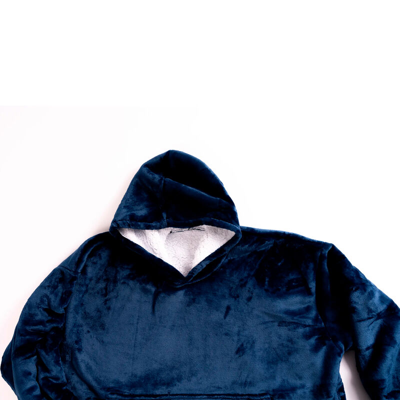 Hoodie invernal de borrega marino image number null