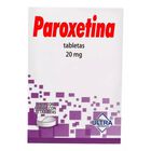 Paroxetina  Con 20 Tabletas 20mg