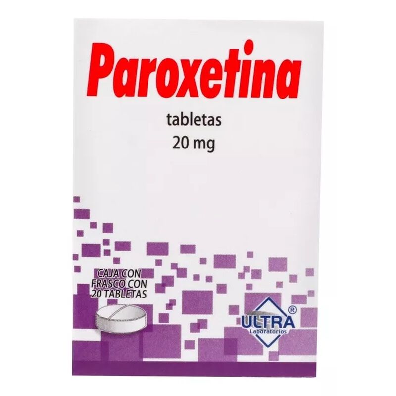 Paroxetina  Con 20 Tabletas 20mg image number null