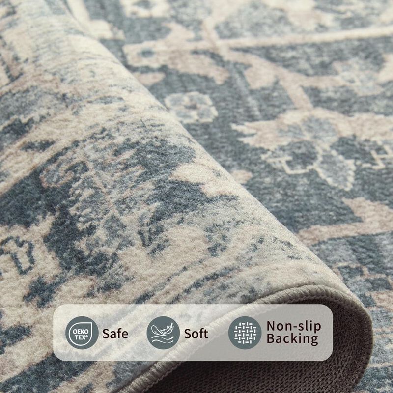 Alfombra Rugxara 61x91 Cm Lavable Antideslizant... image number null