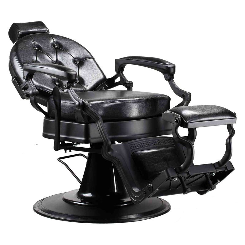 Sill&oacute;n G&oacute;tico Premium Barberia Lujo Robusto Pel... image number null