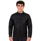 Chamarra Pu Para Caballero American Fly Modelo 2267 Negro Talla CH