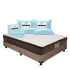 Colch&oacute;n Nautilus Queen Size + Box + 2 Almohadas Trinity + 1 Juego De S&aacute;banas Trinity