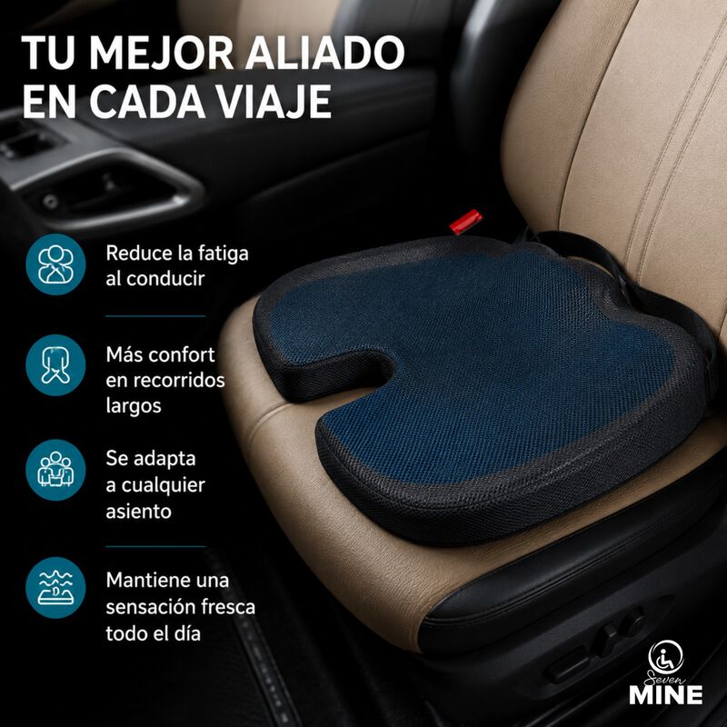 Coj&iacute;n Ortop&eacute;dico Gel Memory Foam Antideslizante... image number null