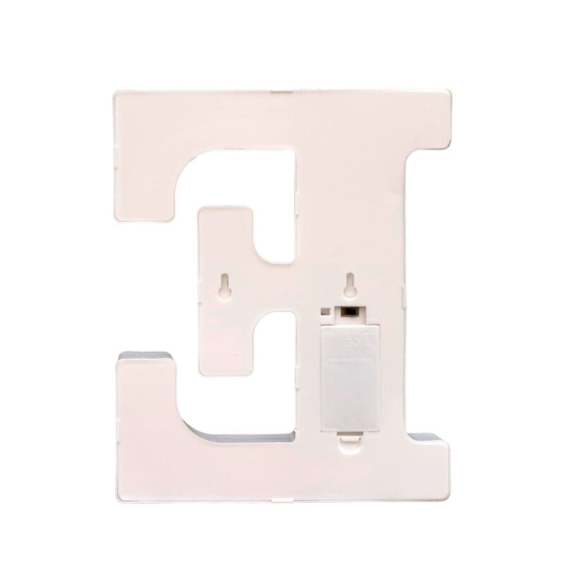 Letra Decorativa Iluminada de LED Letra E Blanc... image number null