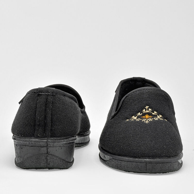 Mora Confort Pantufla para mujer negro image number null