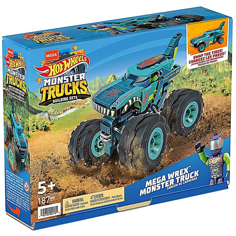 Mega Construx Hot Wheels, Mega-wrex Monster Tru... image number null