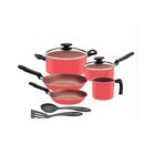 BATER&Iacute;A DE COCINA TRAMONTINA 27899/363 CORAL 8 PZS