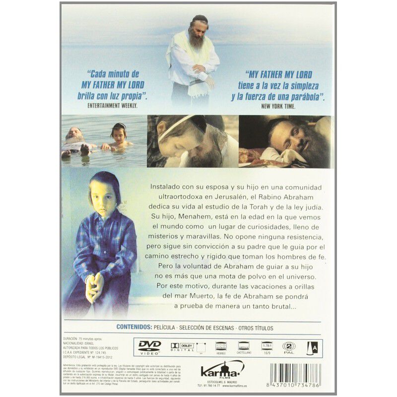 My Father, My Lord [dvd] (2007) Hofshat Kaits image number null