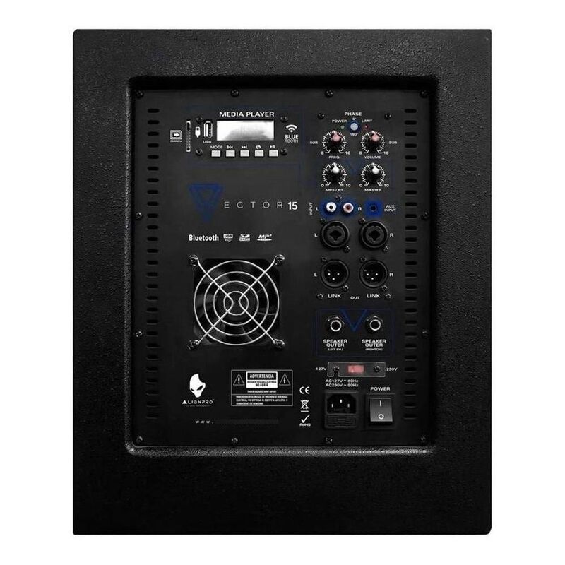 Bocina Alienpro Vector 15 Bluetooth 450w 2.1 Su... image number null