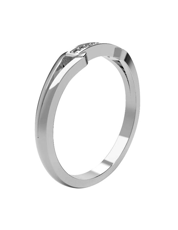 Anillo de Compromiso en Oro de 10K con Circonia... image number null