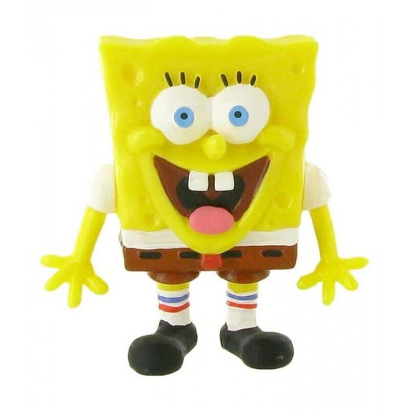Figura Bob Esponja Sonrisa 6 cms image number null