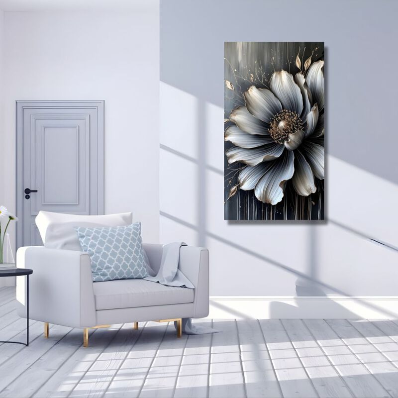 Cuadro Decorativo Bot&aacute;nica 90x122cm Flor de Obs... image number null