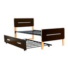 Cama Con Cama Baja Juno Caf&eacute;