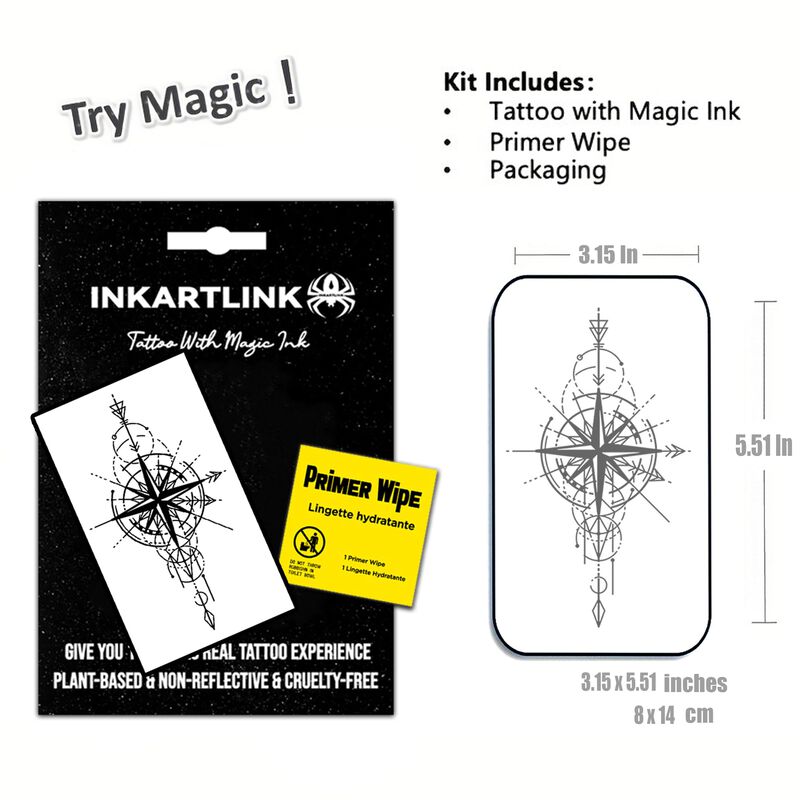 Tatuajes Temporales Inkartlink Realistas Imperm... image number null