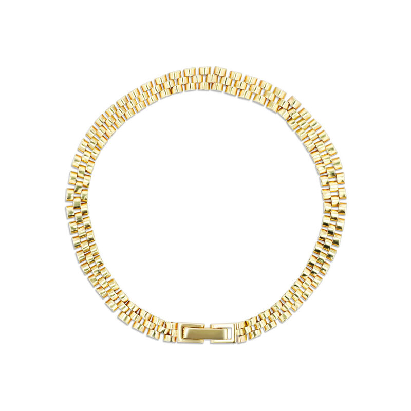 Pulsera De Oro Amarillo 14K Tipo Rolex (21 Cm) ... image number null