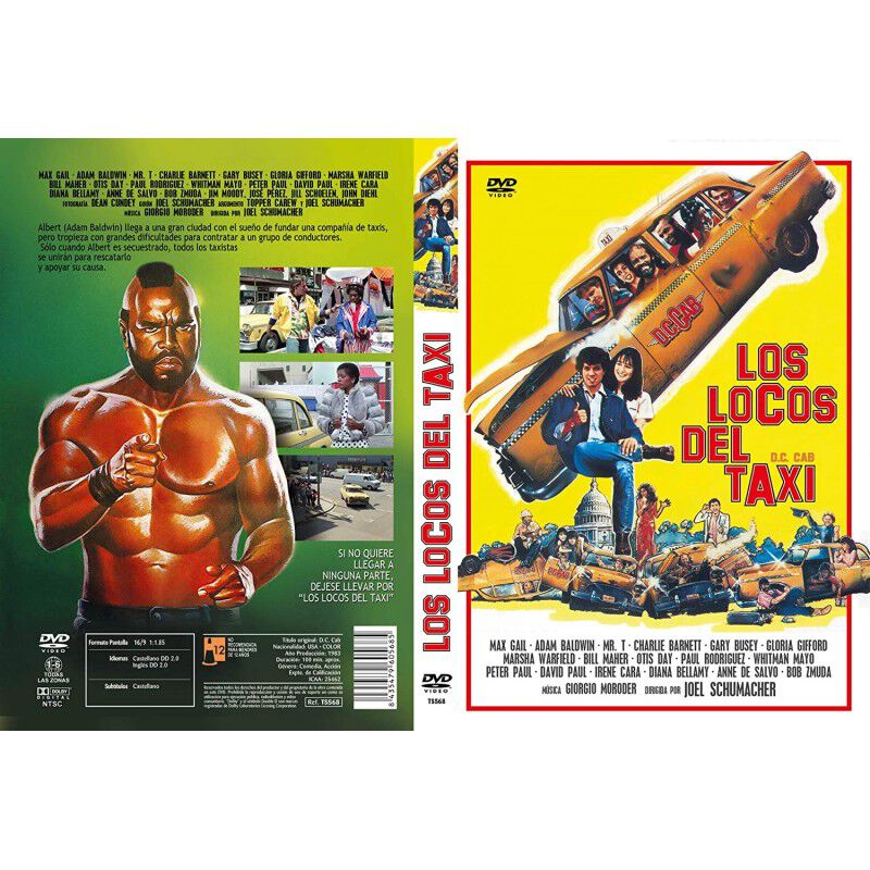 Los Locos Del Taxi Dvd 1983 D.c. Cab [dvd] image number null