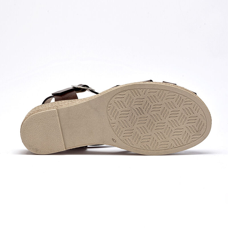 Tristanni shoes sandalia cu&ntilde;a para mujer caf&eacute; c... image number null