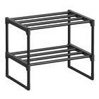 Organizador Para Zapatos Songmics De 2 Niveles, Met&aacute;lico, 30x43x38 Cm