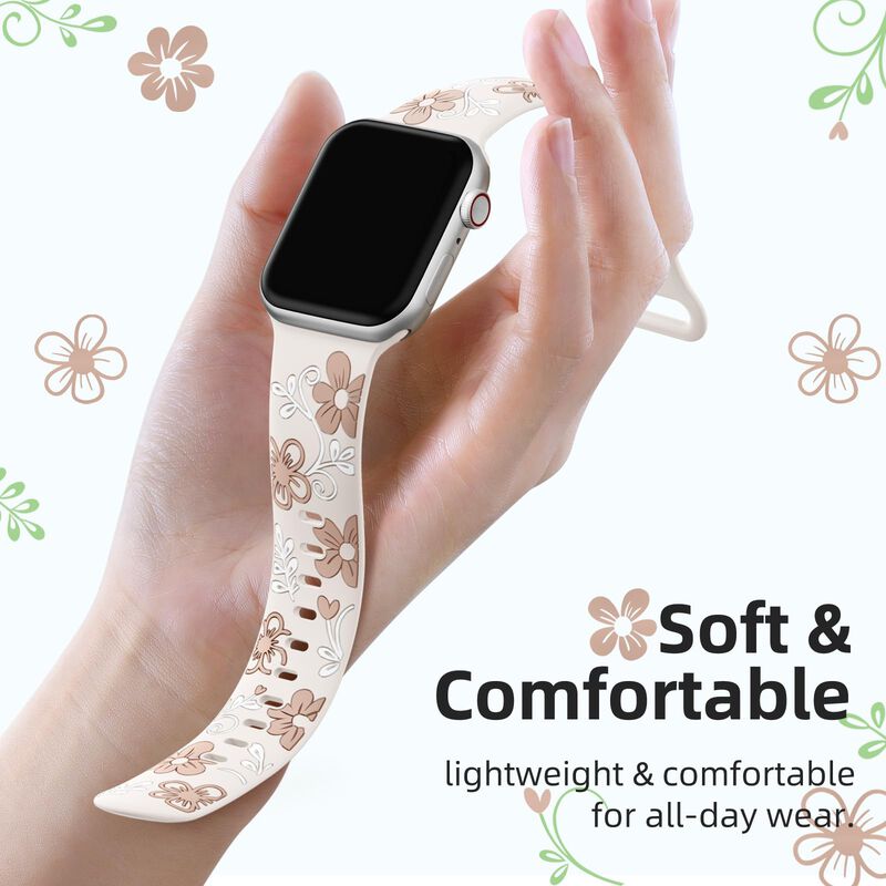 Correa para Apple Watch Witzon Floral 45mm 46mm... image number null