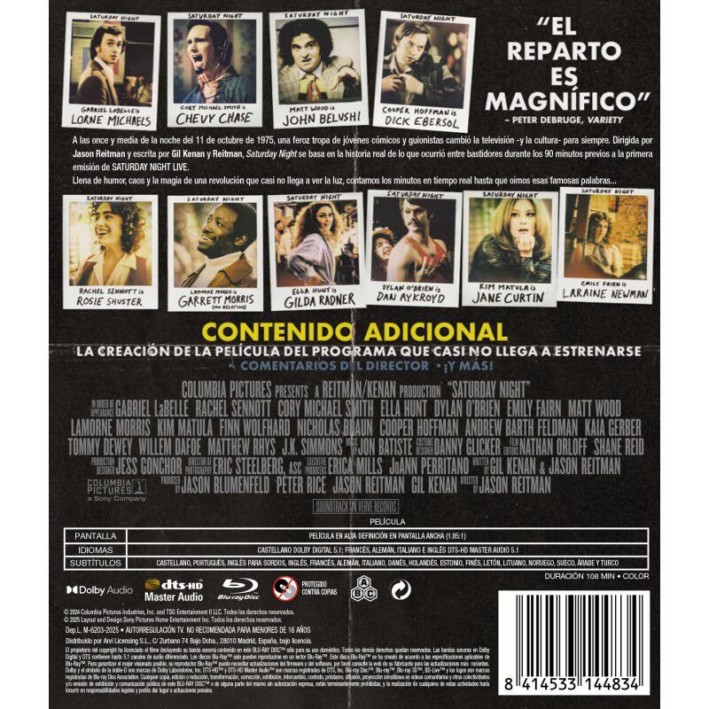 Saturday Night [Blu-ray] (2024) image number null