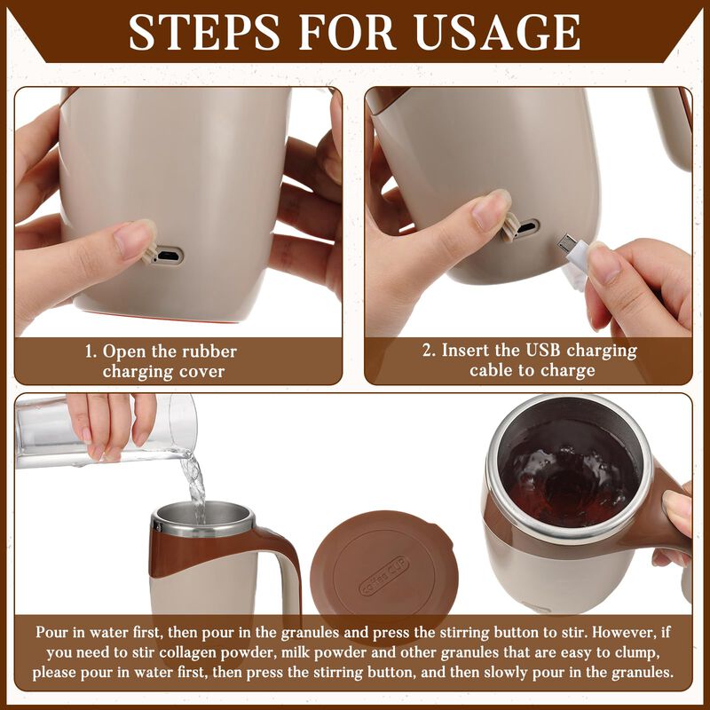 Taza De Caf&eacute; Patelai 400 ml Autogiratoria - Pac... image number null