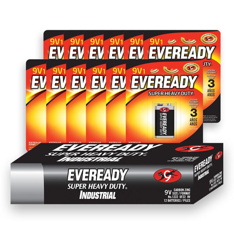 Pila Eveready Carbon Zinc 9V Blister 12 Unidade... image number null