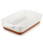 Fuente Para Hornear Malacasa Tara 4,8 Qt, Cer&aacute;mica 35x23x9cm