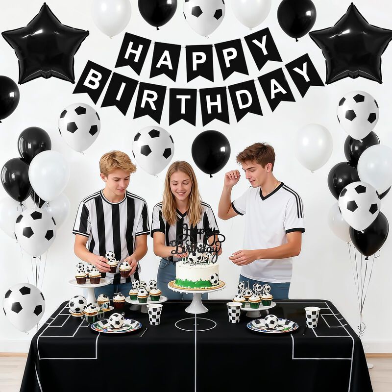 Kit De Decoraci&oacute;n Para Cumplea&ntilde;os De F&uacute;tbol Dag... image number null