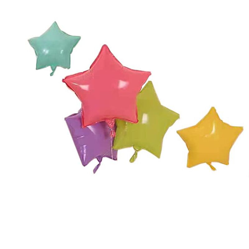 Globos Annodeel 46 cm Estrella Arco&iacute;ris Mezcla ... image number null